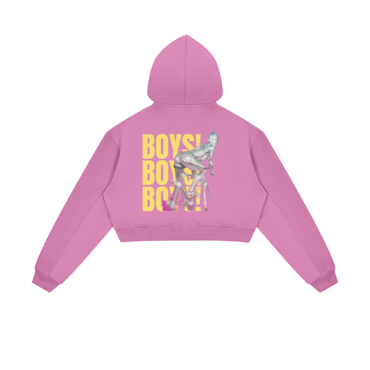 Boys! Boys! Boys! Cropped Hoodie