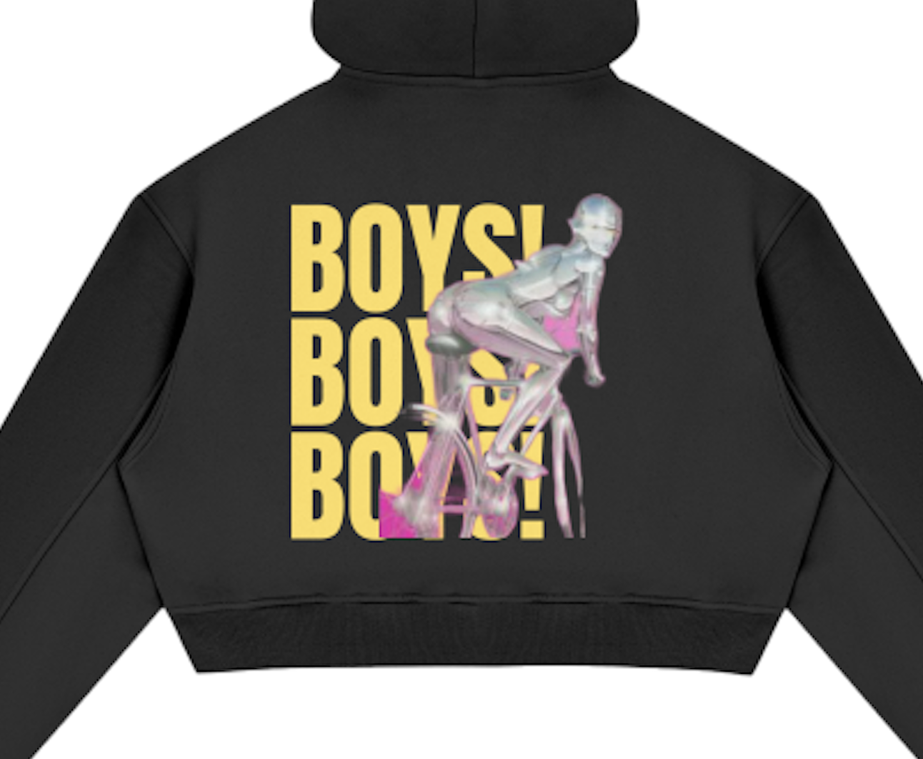 Boy! Boys! Boys! Cropped Hoodie